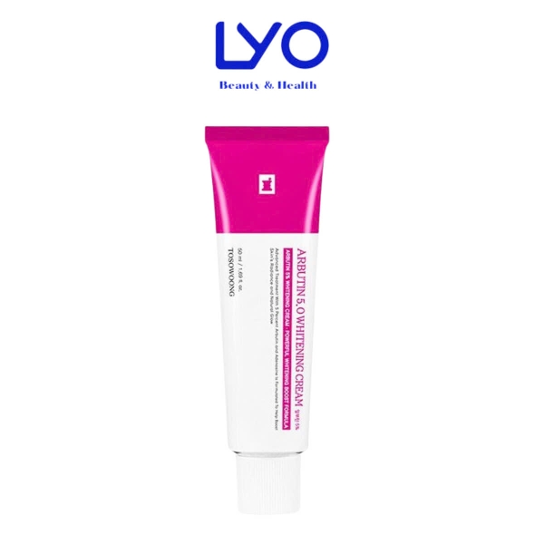 Kem Dưỡng Trắng Da, Mờ Thâm Nám Tosowoong Arbutin 5% Whitening Cream Hàn Quốc 50ml