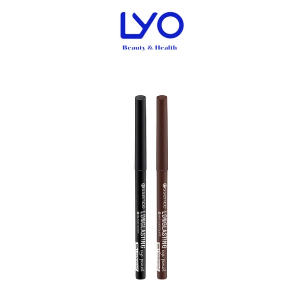 Chì Kẻ Mắt 2 Màu Essence Long-Lasting Eye Pencil Lên Màu Chuẩn Sắc Nét, Giữ Màu Suốt 18h, Chống Nước Hiệu Quả 1g