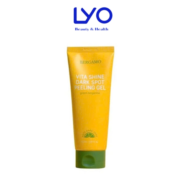 Tẩy Da Chết Quýt Xanh Sáng Da Mờ Thâm Nám Bergamo Green Tangerine Vita Shine Dark Spot Peeling Gel 150ml