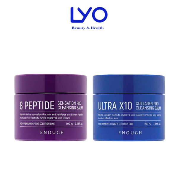 Sáp Tẩy Trang Cao Cấp Giữ Ẩm, Chống Lão Hóa Enough Pro Cleansing Balm Hàn Quốc 100ml