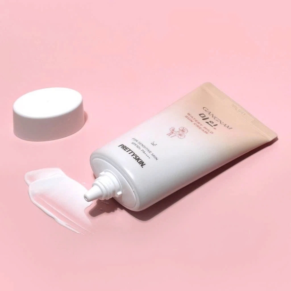 Kem Chống Nắng Prettyskin GangNam Watery Mild Sun Cream SPF50 PA Bảo vệ da & Giảm nhăn 50ml
