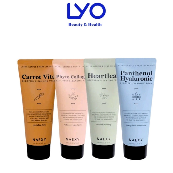 Sữa Rửa Mặt Naexy Recovery Cleansing Foam Cấp ẩm, Dưỡng Trắng da & Làm Sạch Sâu Hàn Quốc 100ml