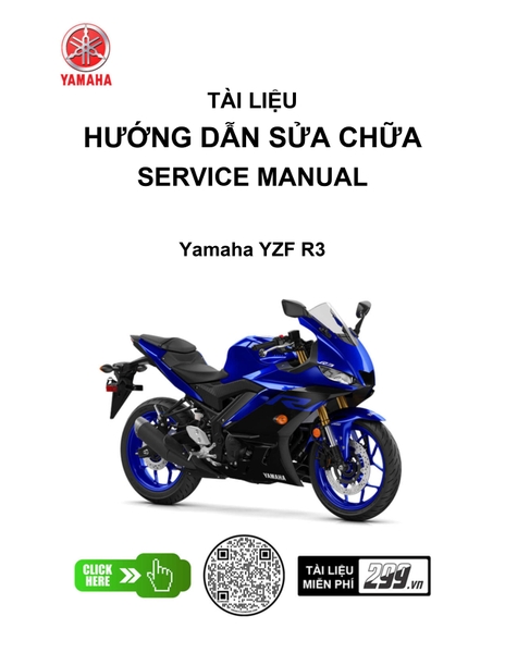 Tài liệu hướng dẫn sửa chữa (Service Manual) Yamaha YZF R3