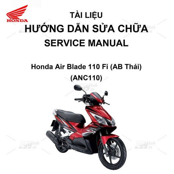 Tài liệu hướng dẫn sửa chữa (Service Manual) Honda Air Blade 110 Fi