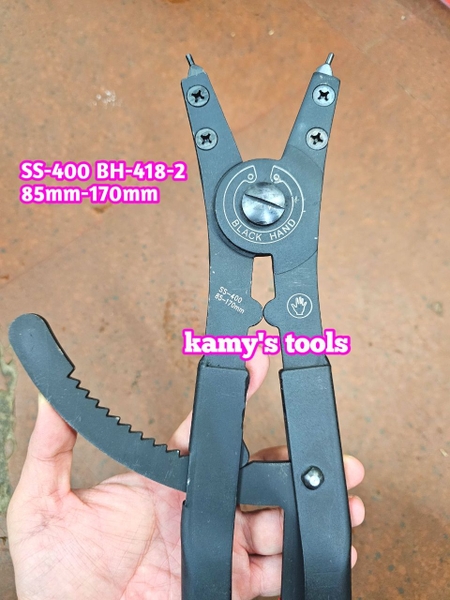Kìm mở phe ngoài Black hand 16 inch dài 400mm SS-400 BH-418-2 mở phe đường kính 85-170mm