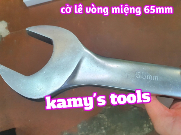 cờ lê vòng miệng 65mm Chrome Vanadium