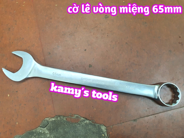 cờ lê vòng miệng 65mm Chrome Vanadium