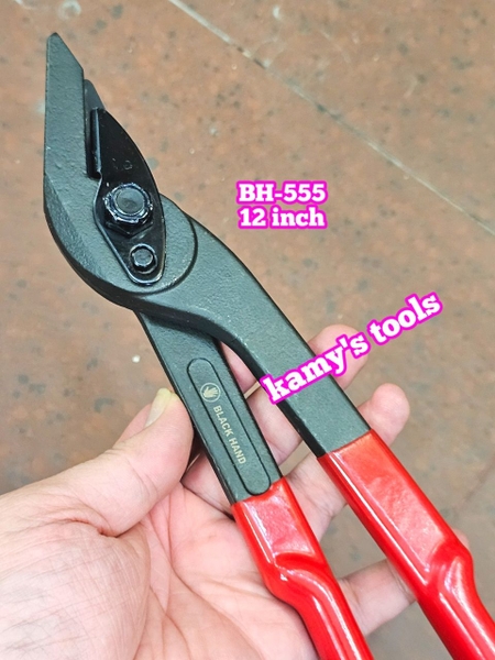 BH-555 Kéo cắt đai sắt thép Black Hand 12 inch 300mm cắt đai sắt 28mm dày 0.8mm