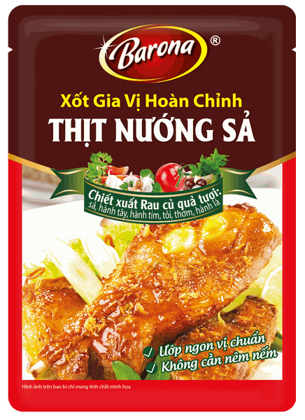 xốt gia vi Thịt Nướng Sả Barona(80gr)