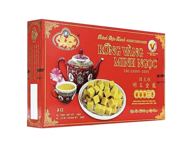 Bánh đậu xanh rồng vàng minh ngọc 240gr