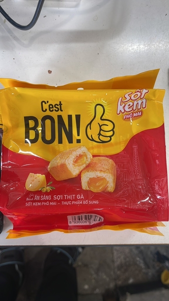 Bánh Bon sốt kem phô mai