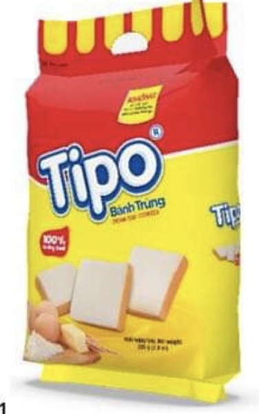Tipo kem trứng 220gr 焼菓子　卵グリームクッキ