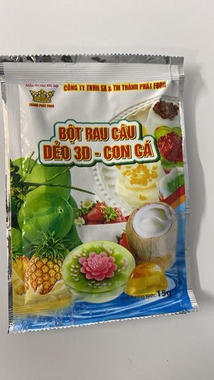 Bột rau câu dẻo Thành phát ( 15gr)