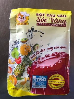 Bột rau câu Sóc vàng ( 12gr)