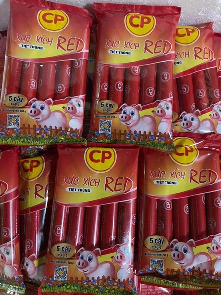 Xúc xích CP - Red (5 cây x 40gr) ソーセージCP