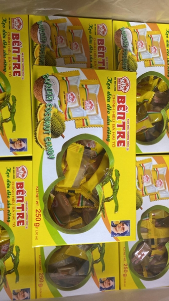 Kẹo dừa Bến Tre vị sầu riêng ( hộp)