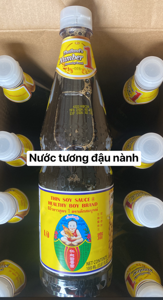 Nước tương đậu nành THÁI LAN ソイビーンソース　ヘルシーボーイSOY BEAN SAUCE (HEALTHY BOY) 1000ml