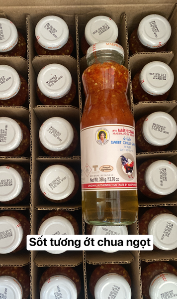 Sốt tương ớt chua ngọt Tháiスウィートチリソース DIPPING FOR CHICKEN (390gr)