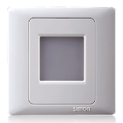 Đèn báo vuông LED màu vàng 2W Simon Series 50 50802 KPmall