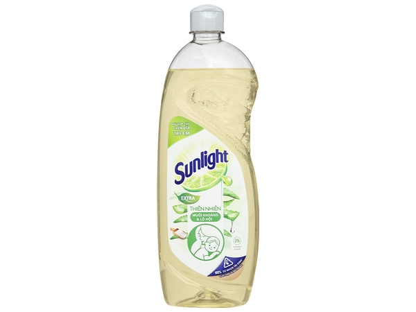 Nước rửa chén Sunlight Extra thiên nhiên muối khoáng và lô hội 400g ...