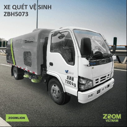 Xe quét rác Zoomlion ZBH5073 4.5 m3