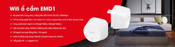 Wifi ổ cắm EMD1 Siêu Tiện Dụng