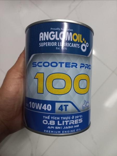 Anglom-Oil Scooter 100 10w40 SN/MB 0.8L x24