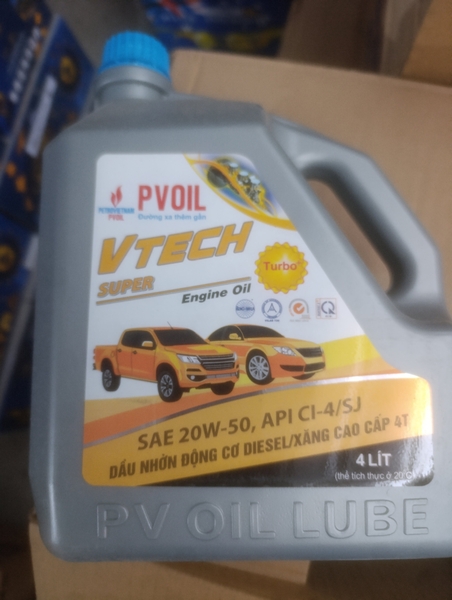 PV VTECH 20w50 SJ CI-4 4L