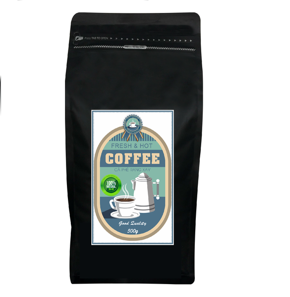 Cà phê rang xay gói 500g