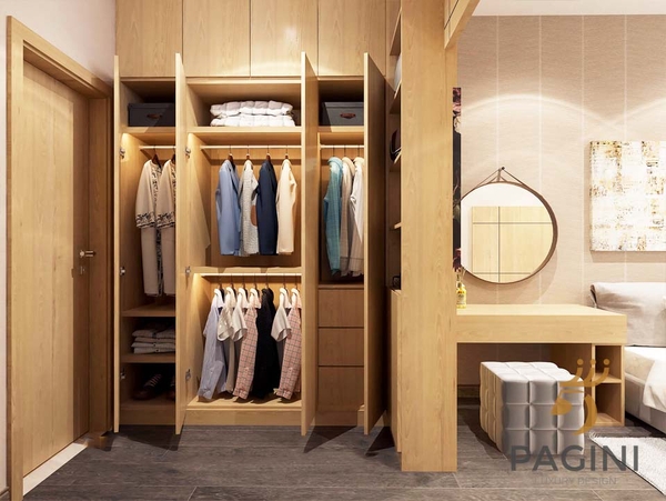 Pagini đơn vị uy tín giúp bạn thiết kế tủ áo hiện đại và ấn tượng