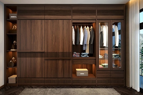 Top 4 mẫu tủ quần áo gỗ tự nhiên 4 cánh được ưa chuộng nhất hiện nay