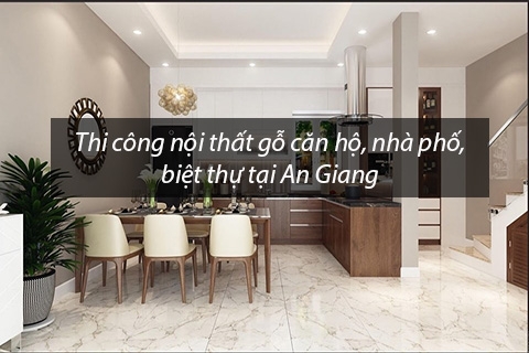 Thi công nội thất gỗ căn hộ, nhà phố, biệt thự tại An Giang 