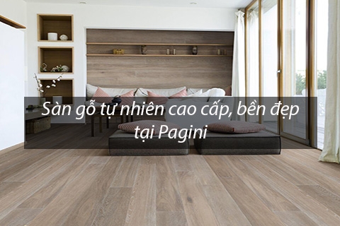Sàn gỗ tự nhiên cao cấp, bền đẹp tại Pagini