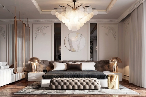 Thiết kế nội thất biệt thự tân cổ điển đẳng cấp và thẩm mỹ