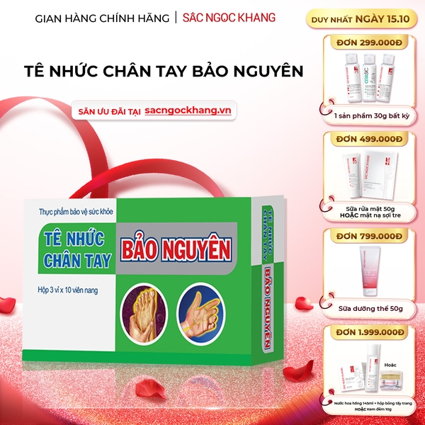 Tê nhức chân tay Bảo Nguyên hộp 30v