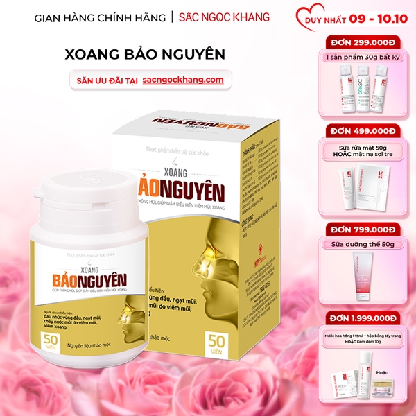 Viên Uống Xoang Bảo Nguyên Hộp 50 viên