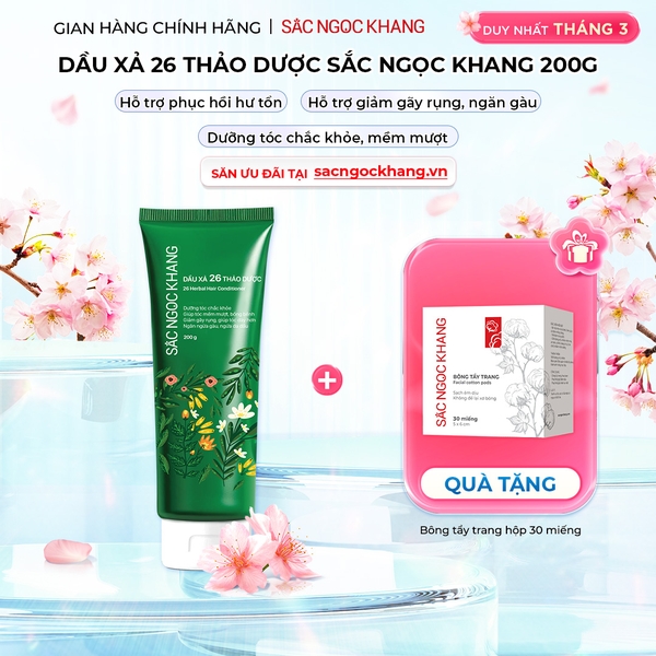 Dầu xả 26 loại thảo dược Sắc Ngọc Khang 200g