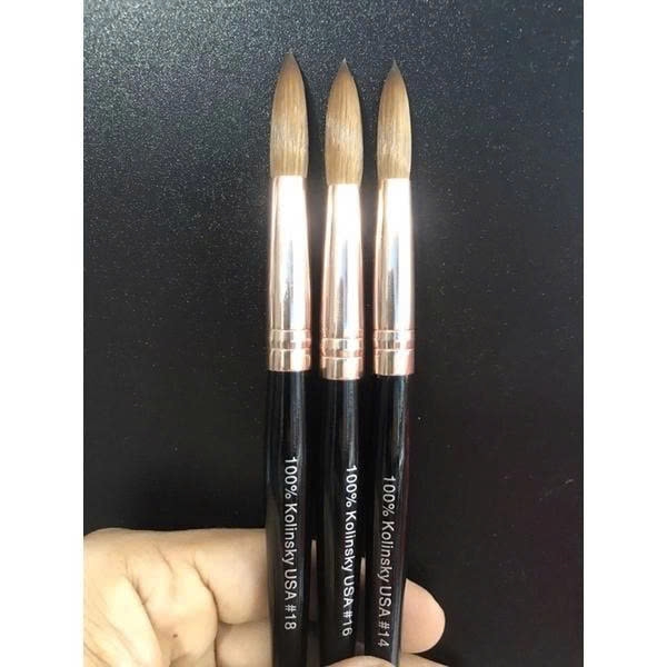 Hình ảnh các bước vệ sinh và bảo quản cọ đắp bột loại to