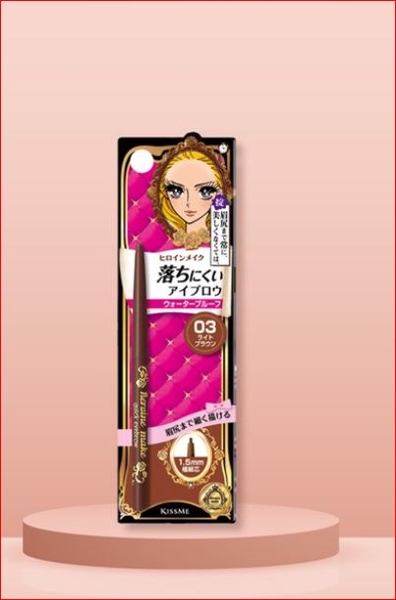 Chì Kẻ Mày Kiss me Heroine Dạng Xoay Màu 03 Nâu Sáng 0.07g