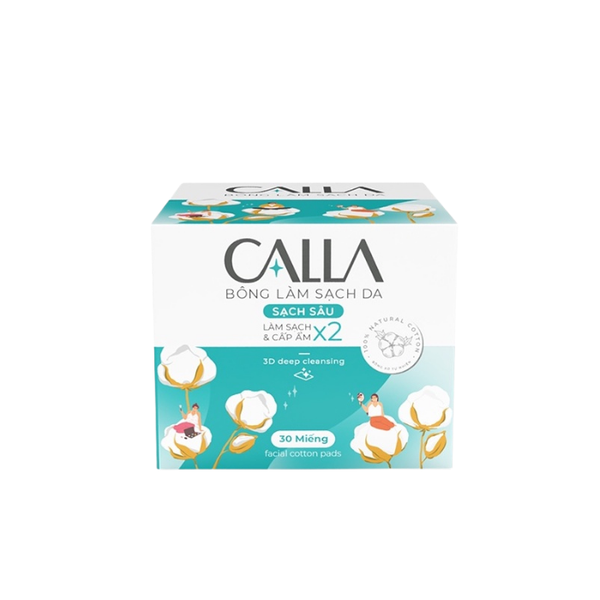 Bông Tẩy Trang Calla 30 miếng