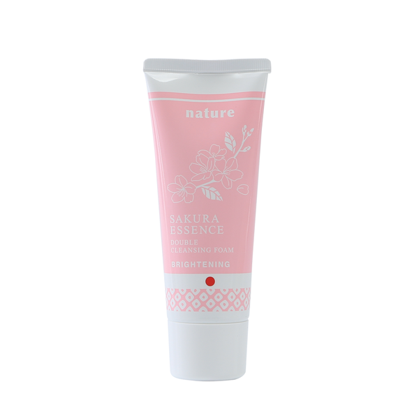 Sữa rửa mặt Naris Nature sáng da  Sakura Essence Double Cleansing Foam 100g