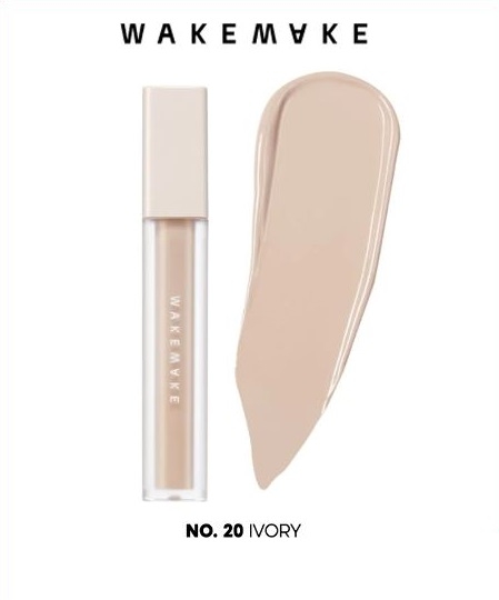 #20 Ivory Kem che khuyết điểm WAKEMAKE Defining Cover Concealer 6g