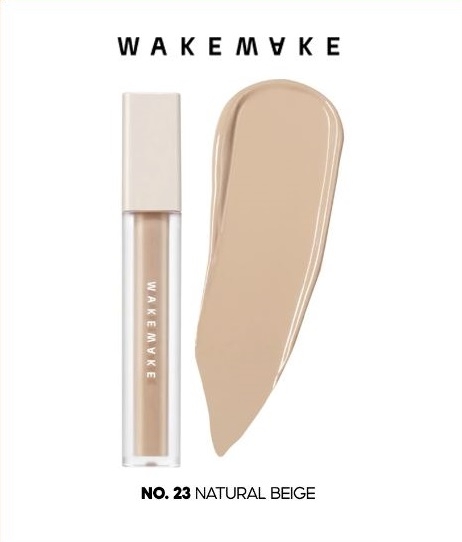 #23 Natural Beige Kem che khuyết điểm WAKEMAKE Defining Cover Concealer 6g