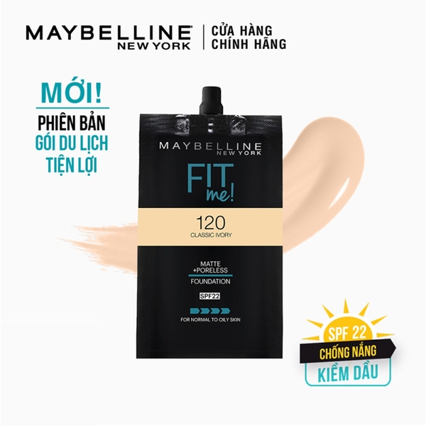 Kem nền FIT ME tone 120 túi 5ml