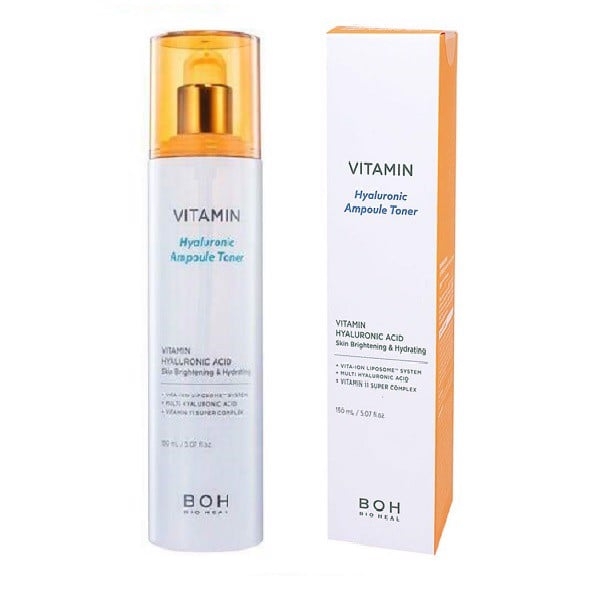 Nước hoa hồng BIOHEAL BOH Vitamin Hyaluronic Ampoule Toner 150ml