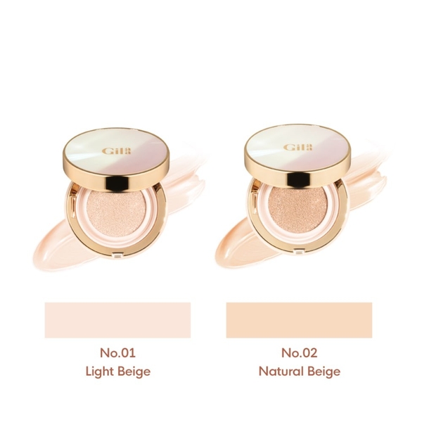 Phấn Nước Gilaa Kiềm Dầu Và Dưỡng Da #02 Natural Beige 13g