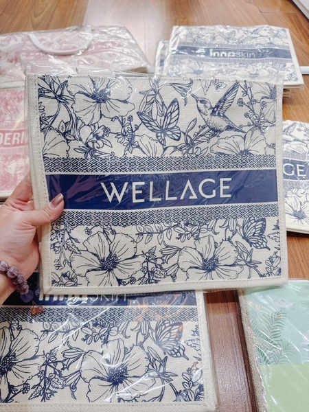 Túi vải Wellage kèm dây lụa