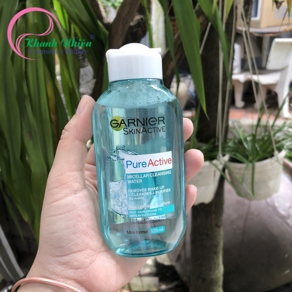 Tẩy trang Garnier xanh bé 125ml