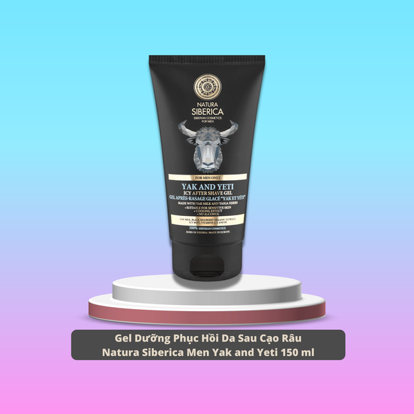 Gel dưỡng phục hồi sau khi cạo râu Natura Siberica Men 50ml
Ice After Shave Gel “Yak And Yeti”
