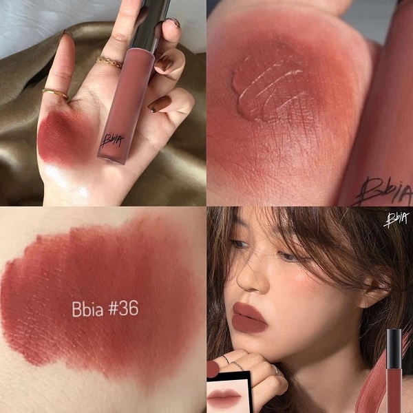 Son Kem Lì BBIA Last Velvet Lip Tint Version 8 màu #36 Feign Cool